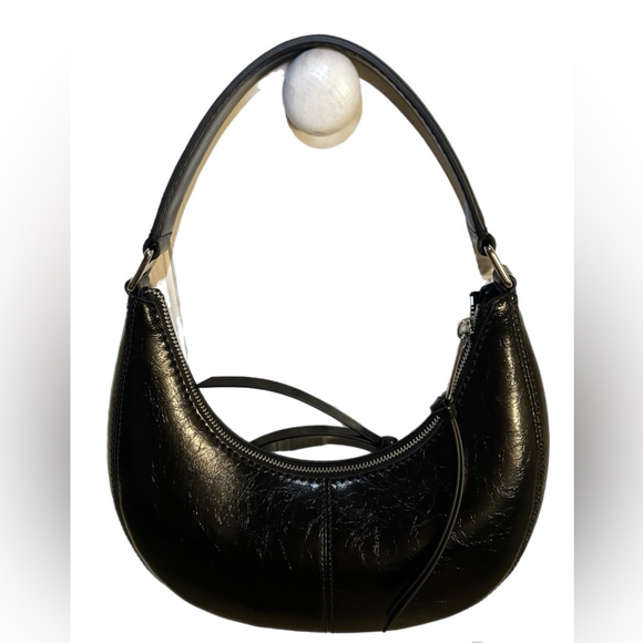 Marc Jacobs Shiny Black Hobo Bag (NWOT)!(#0171) - Picture 2 of 5